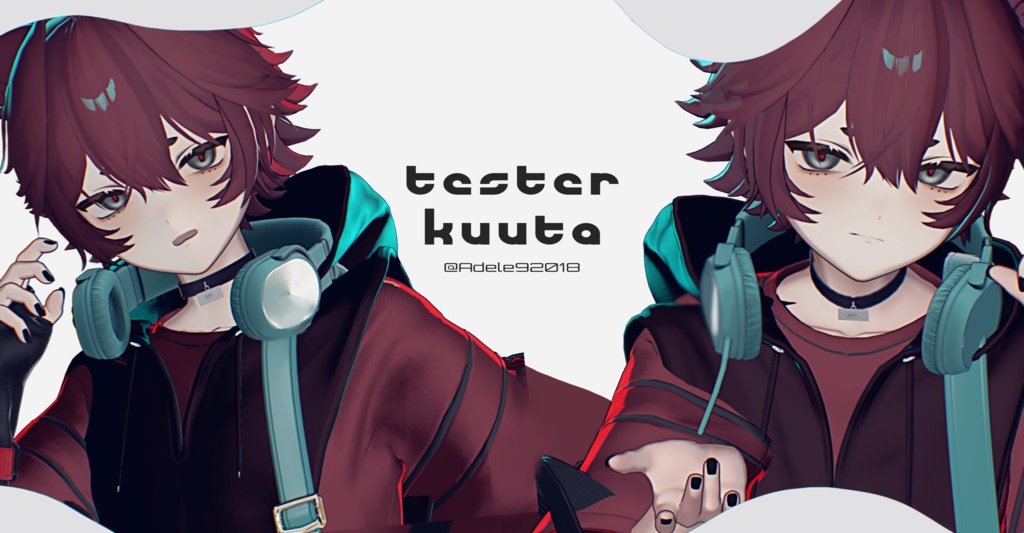 【12アバター対応】Flux Curl Hair【VRChat】