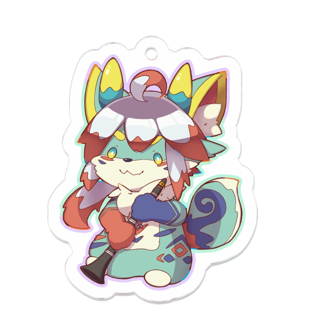 ノエルくんキーホルダー（クラリネット）