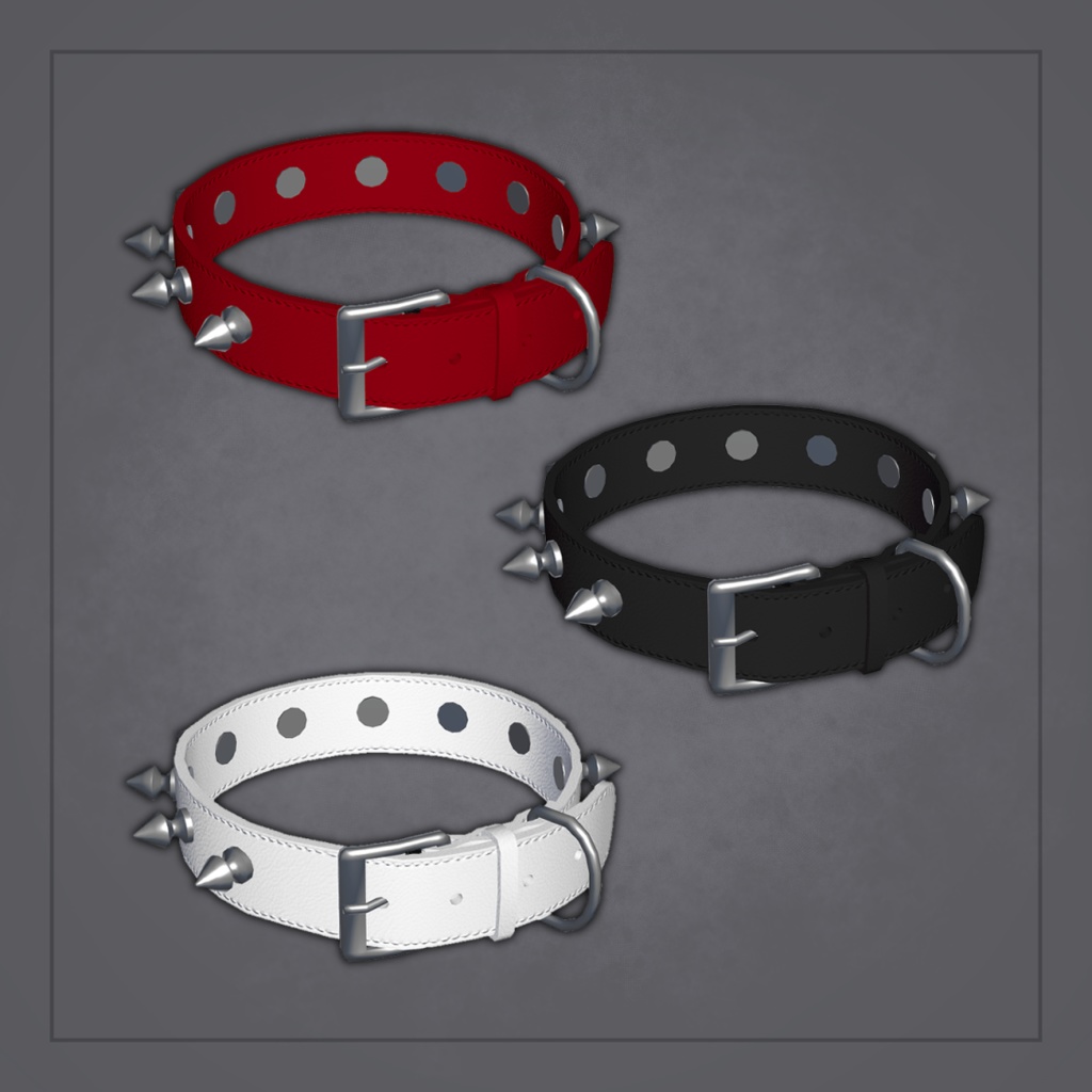 Spiked Choker / 首輪風スパイクチョーカー