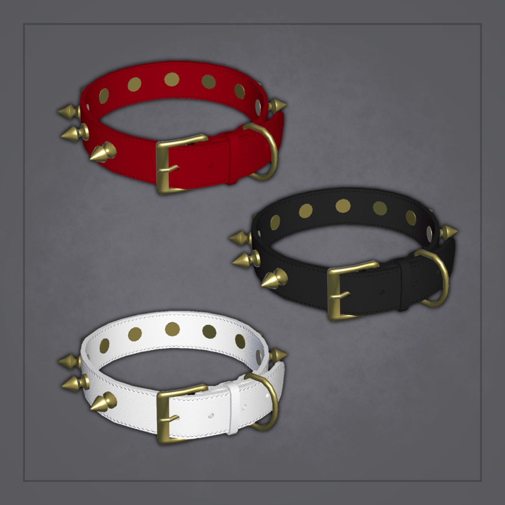 Spiked Choker / 首輪風スパイクチョーカー