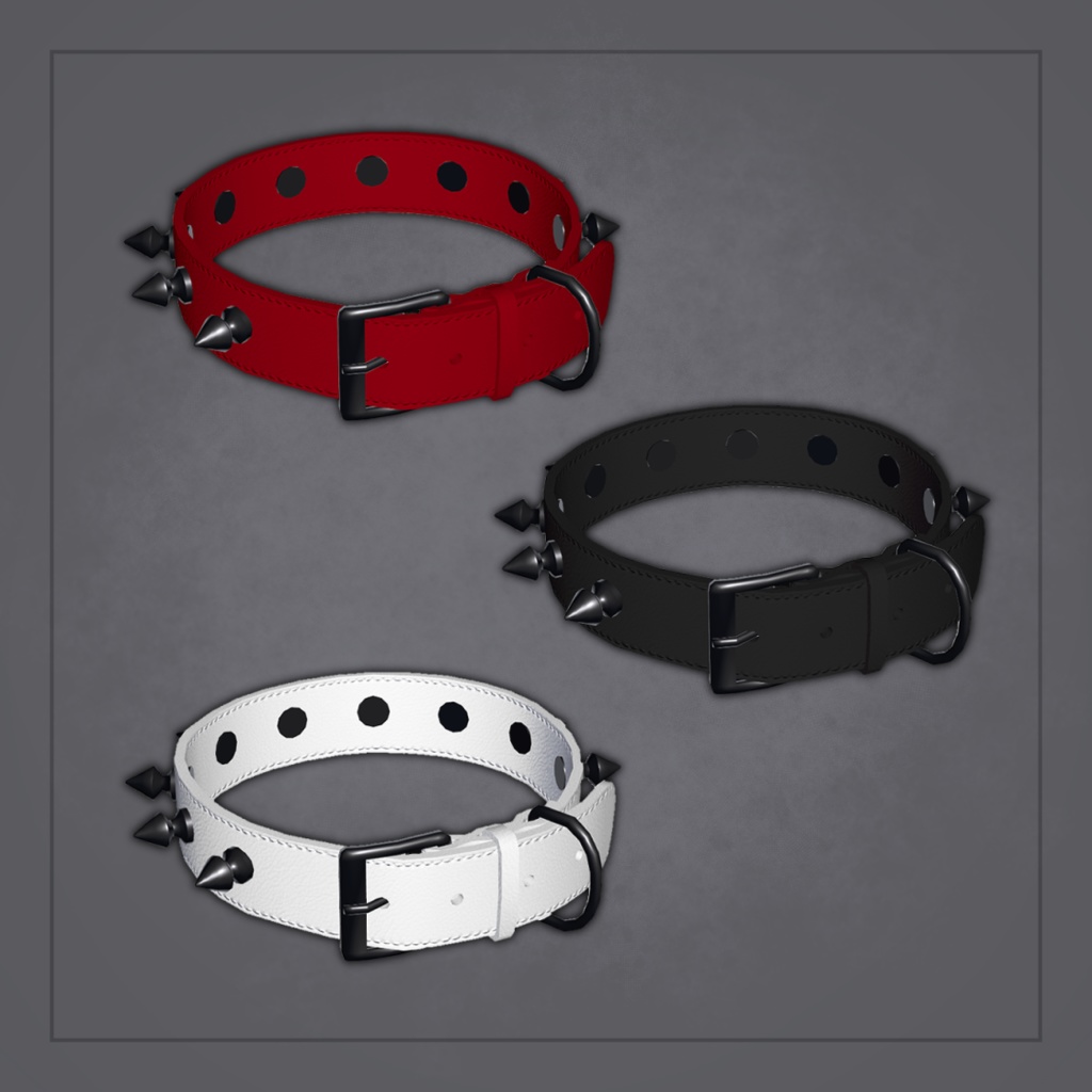 Spiked Choker / 首輪風スパイクチョーカー
