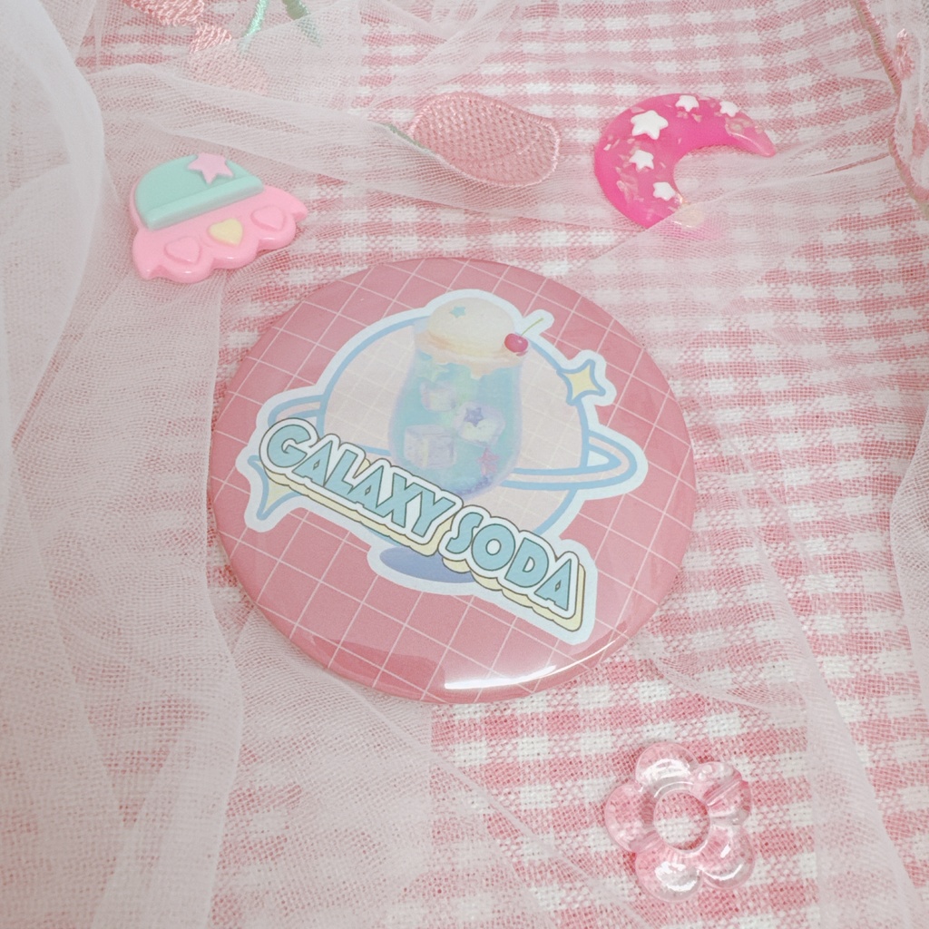 GALAXY SODA缶ミラー