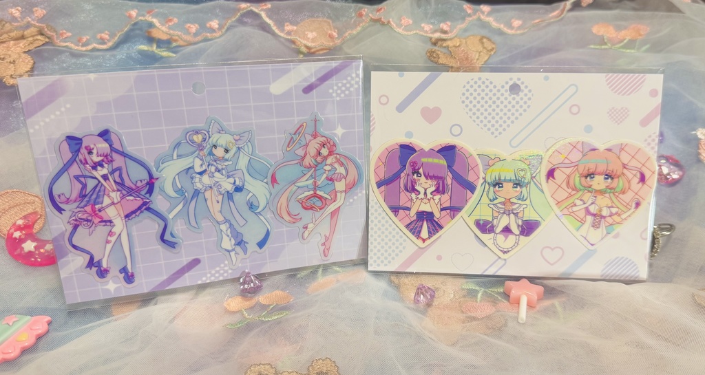 魔法少女ちゃんステッカーせっと