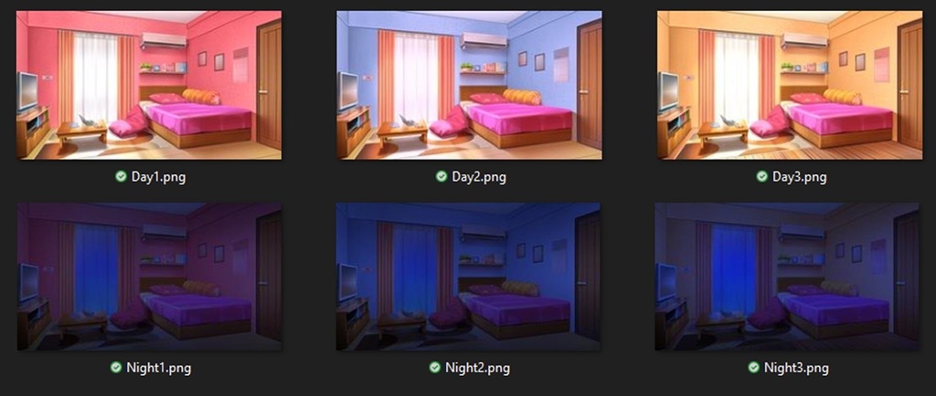 Bedroom Background Vtuber - ベッドルームの背景