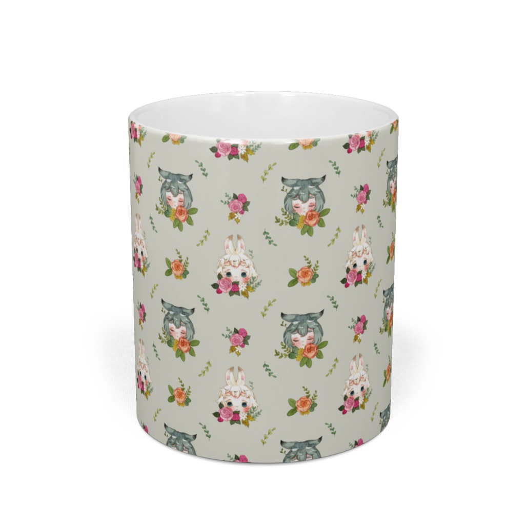 マグカップ【草兎の彩り(ベージュ)】