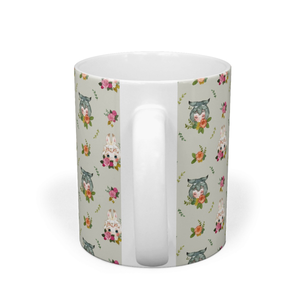 マグカップ【草兎の彩り(ベージュ)】