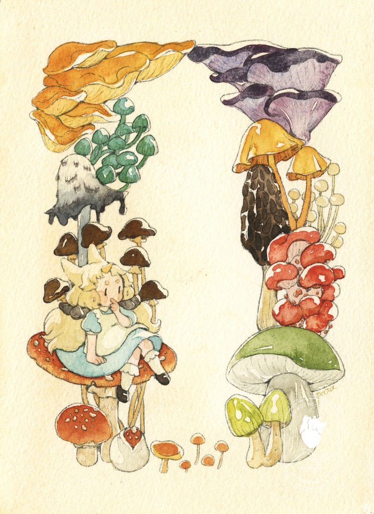 額装原画「奇妙な収穫」