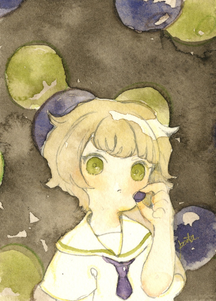 額装原画「オリーブⅠ」