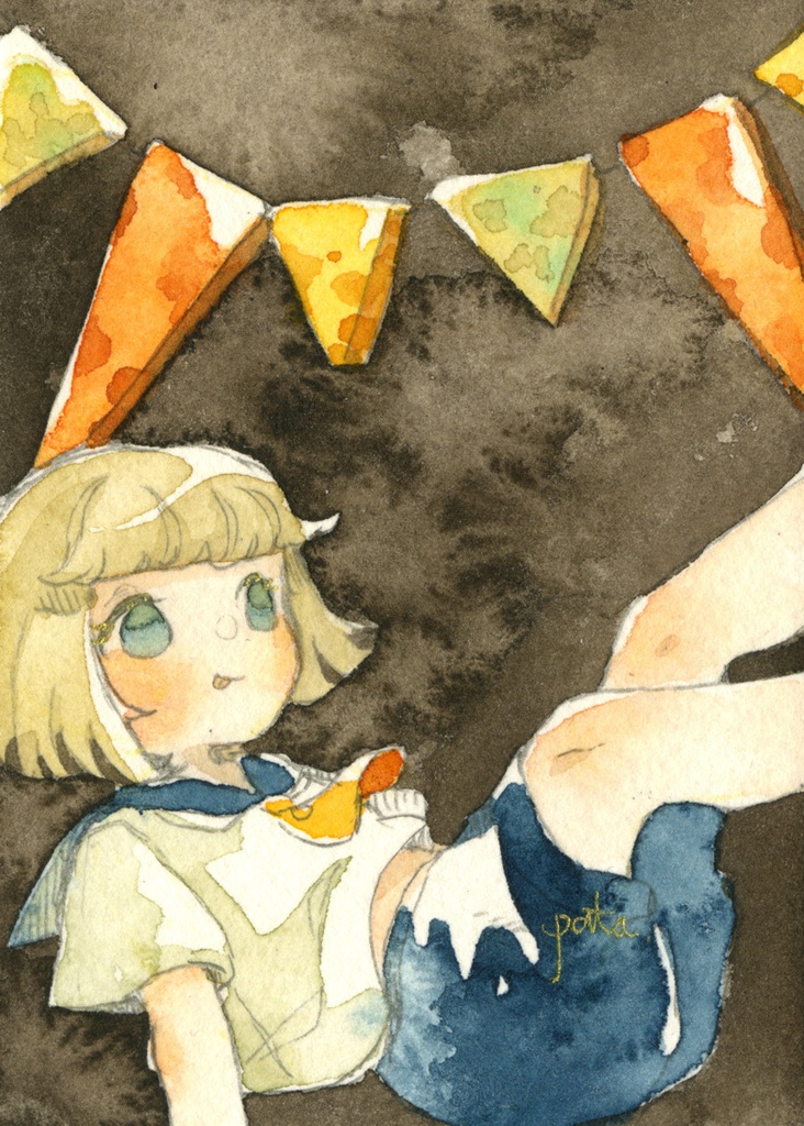 額装原画「チーズ」