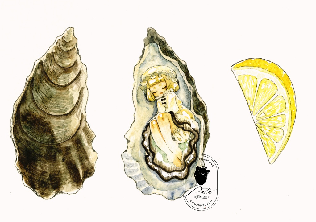 額装原画「The world is your oyster」