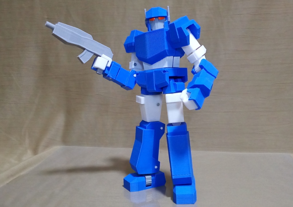 ロボット玩具"ガーディア" 3Dプリント用STLデータ