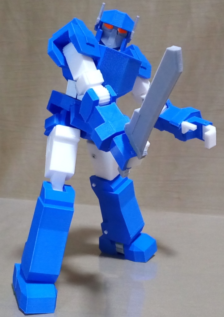 ロボット玩具"ガーディア" 3Dプリント用STLデータ