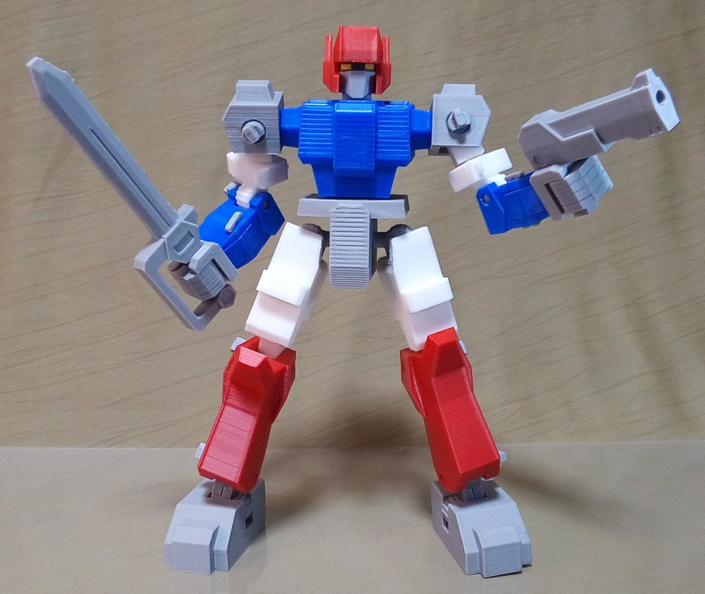 ロボット玩具"アルクス" 3Dプリント用STLデータ