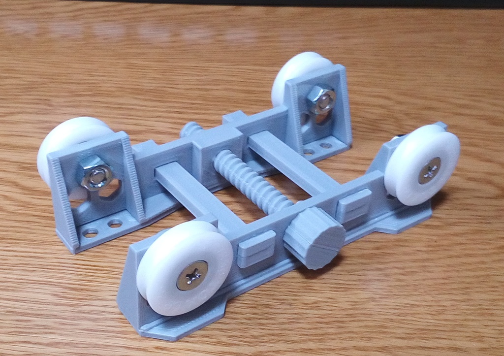 3Dプリンター用フィラメントスプールホルダー 幅調整機能つき STL