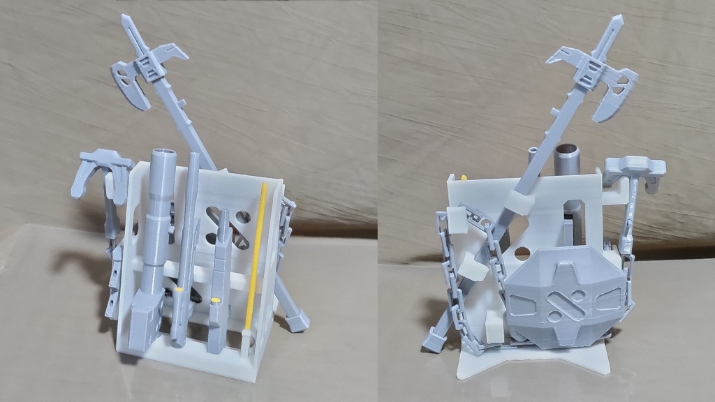 アートレータメック用武器セット 3Dプリント用STLデータ