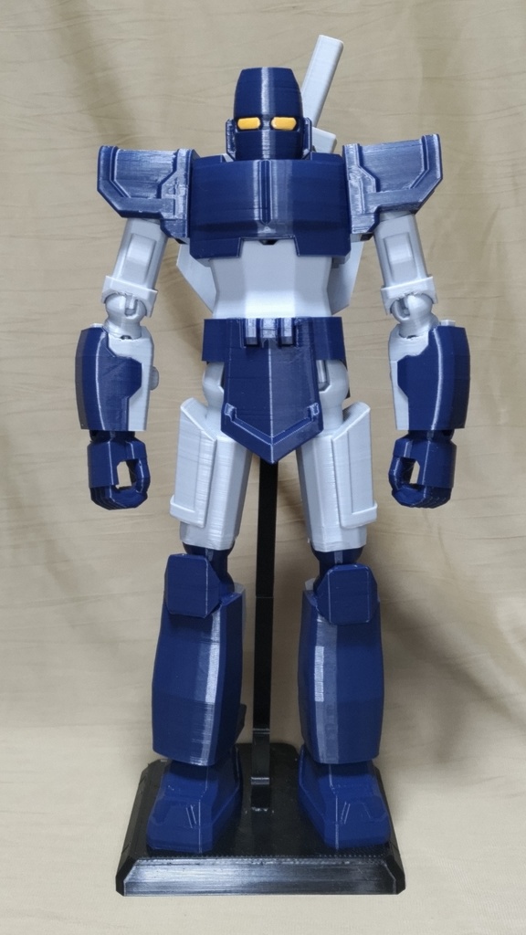 【無料/投げ銭】ロボット玩具"ウルフバートメック" 3Dプリント用STLデータ