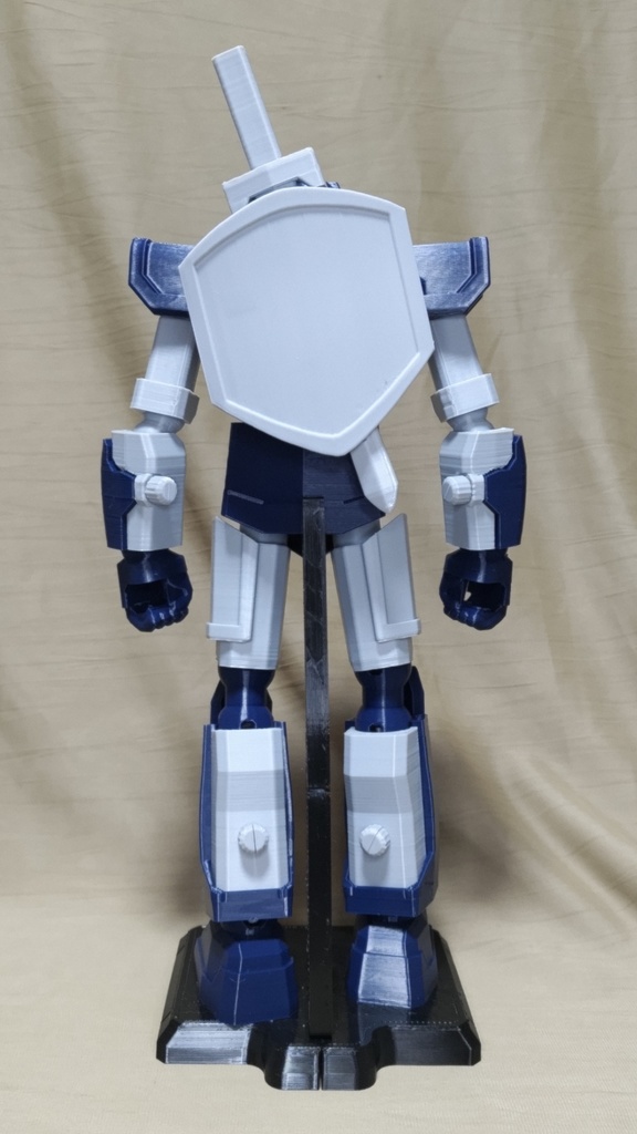 【無料/投げ銭】ロボット玩具"ウルフバートメック" 3Dプリント用STLデータ