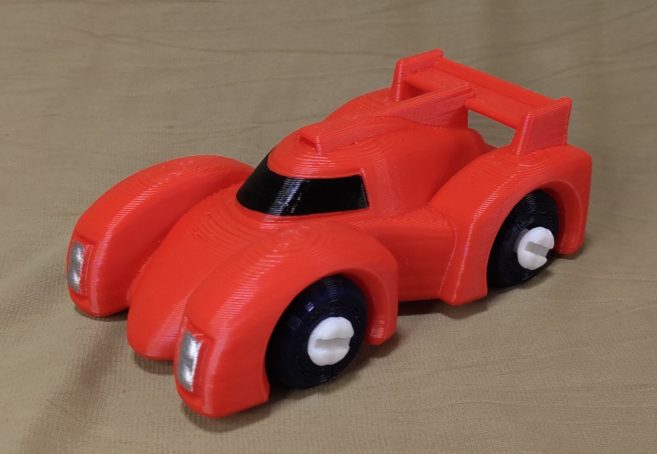 プロトタイプカーおもちゃ 3Dプリント用STLデータ Ver.1.0.1