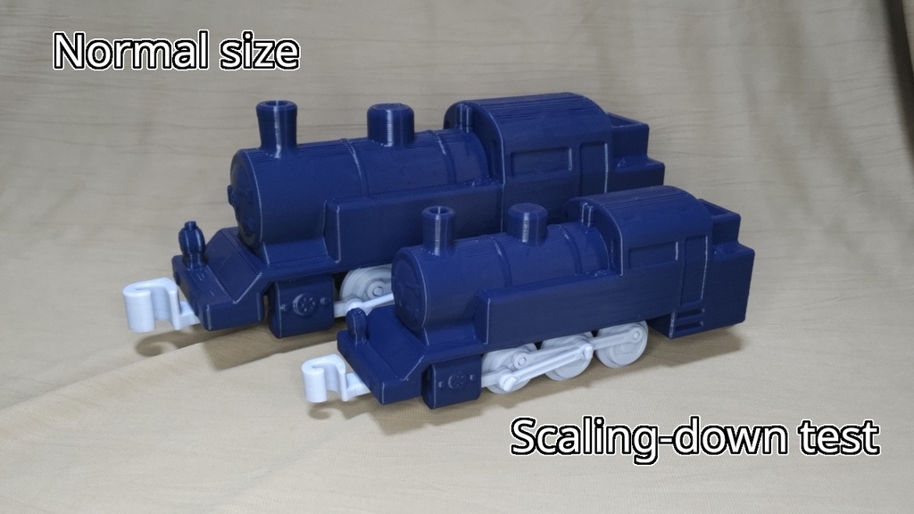 蒸気機関車おもちゃ3Dプリント用STLデータ Ver.1.2.0