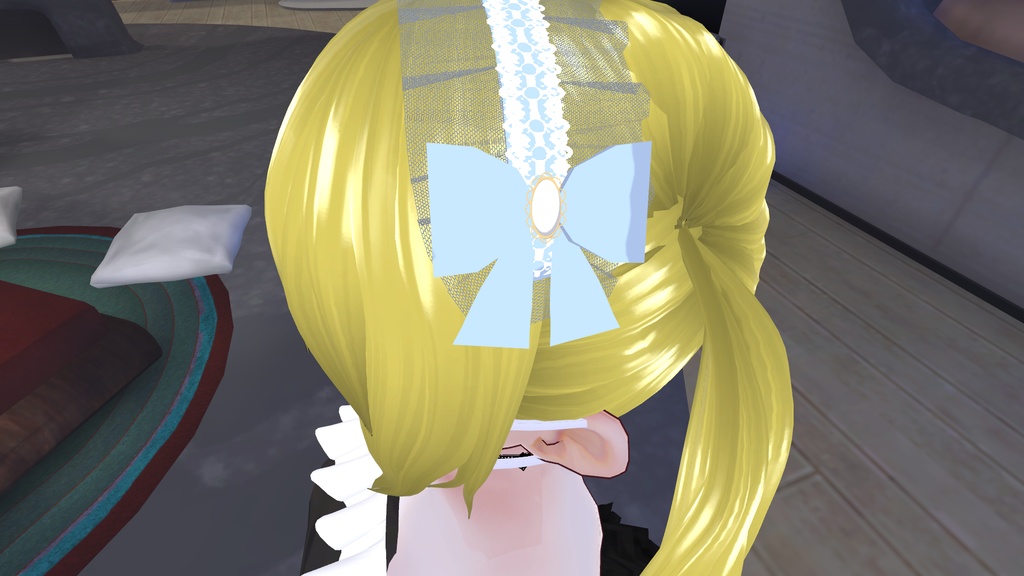 【VRChat向け】チュールヘッドドレス