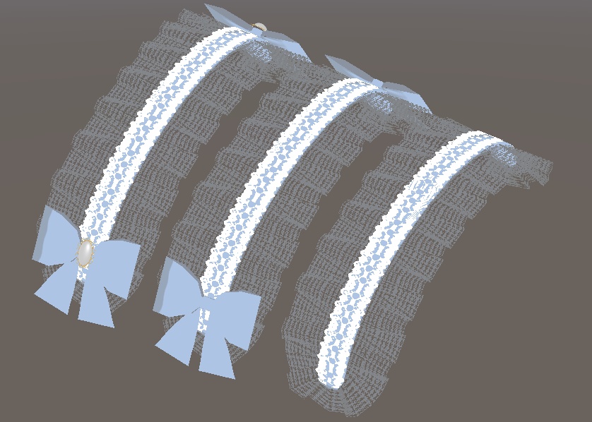 【VRChat向け】チュールヘッドドレス