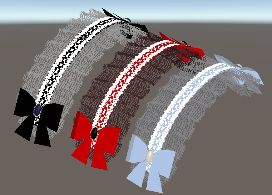 【VRChat向け】チュールヘッドドレス