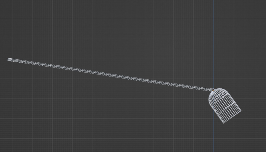 【VRChat向け】鳥籠ペンダント
