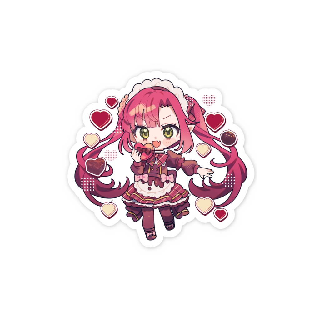 がぶっとバレンタインすてっかー！