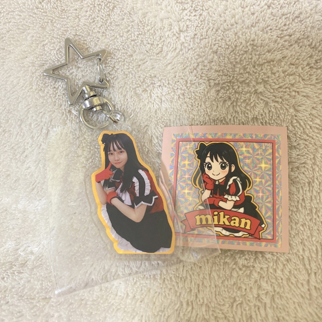 まるごとみかんアクリルキーホルダー
