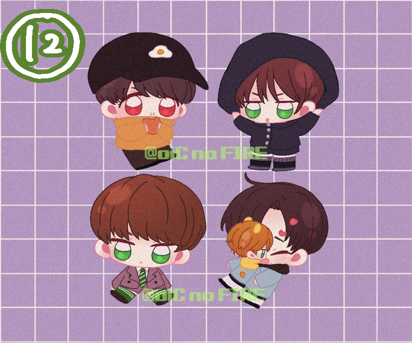 🦁🐰シールセット