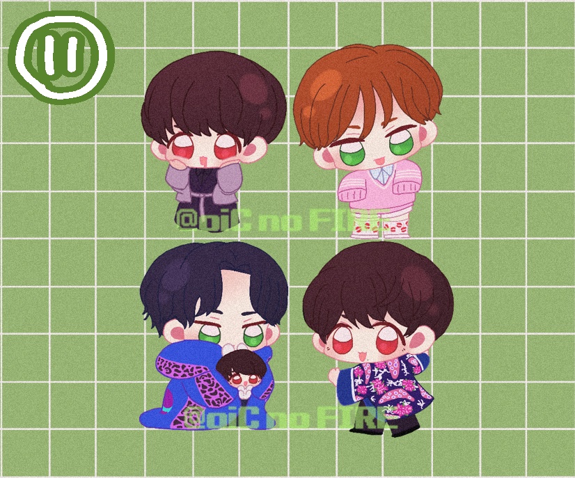 🦁🐰シールセット