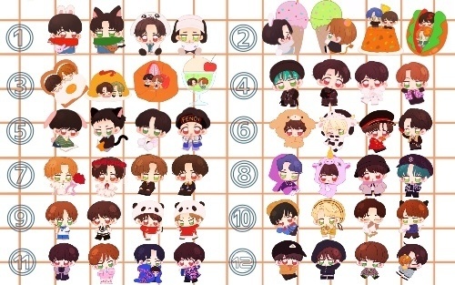 🦁🐰シールセット