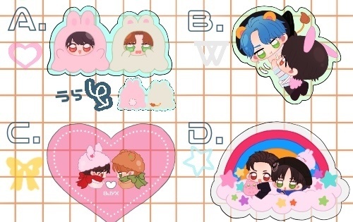 🦁🐰アクリルキーホルダー