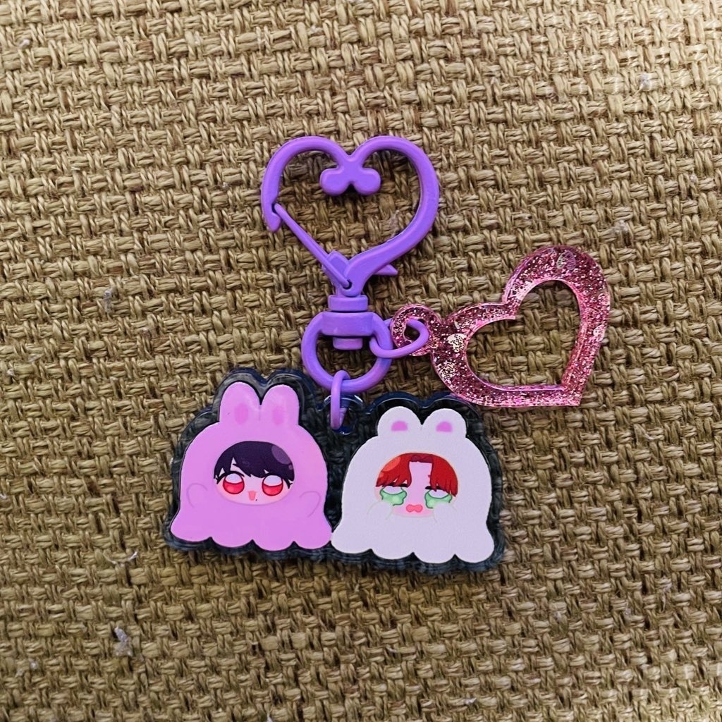 🦁🐰アクリルキーホルダー