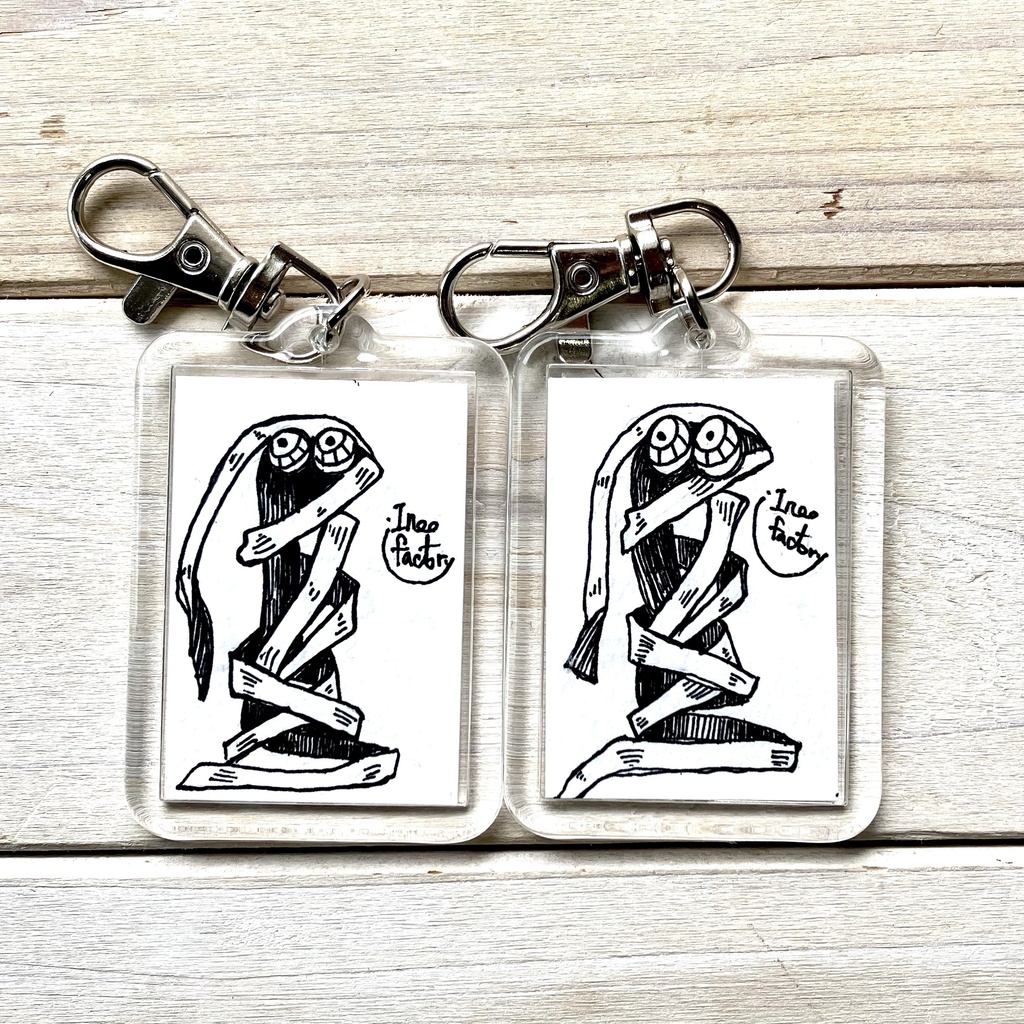 言葉遊び原画ストラップ