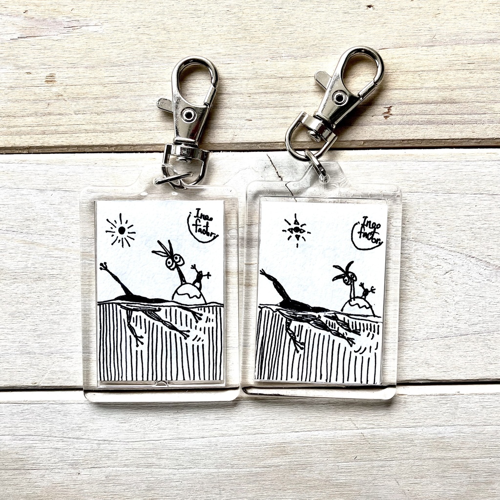 言葉遊び原画ストラップ