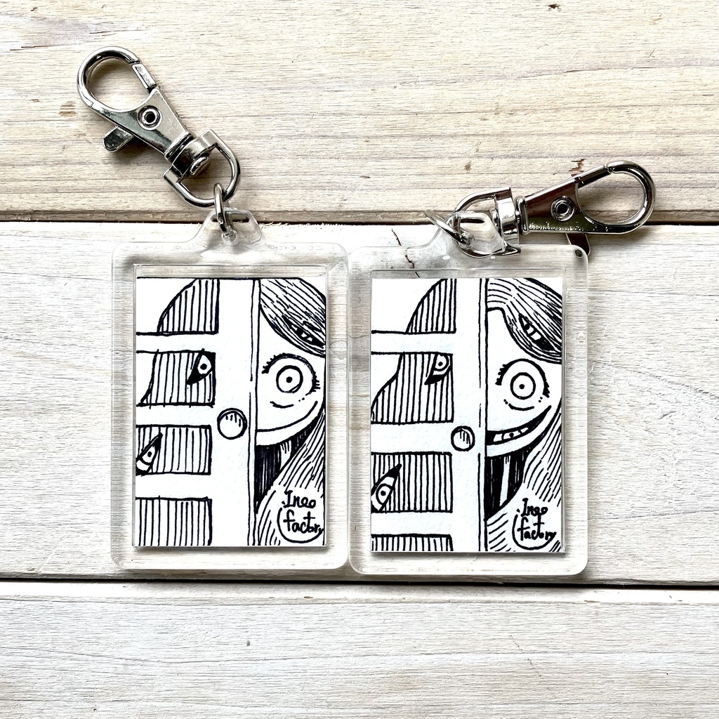 言葉遊び原画ストラップ