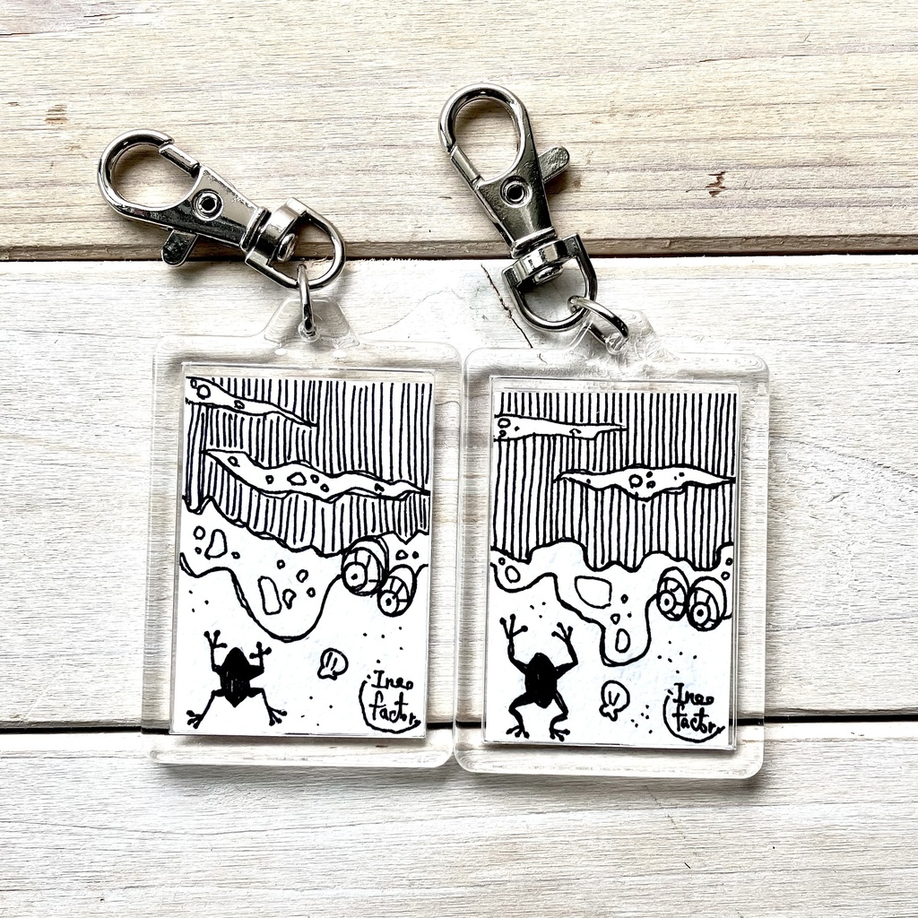 言葉遊び原画ストラップ