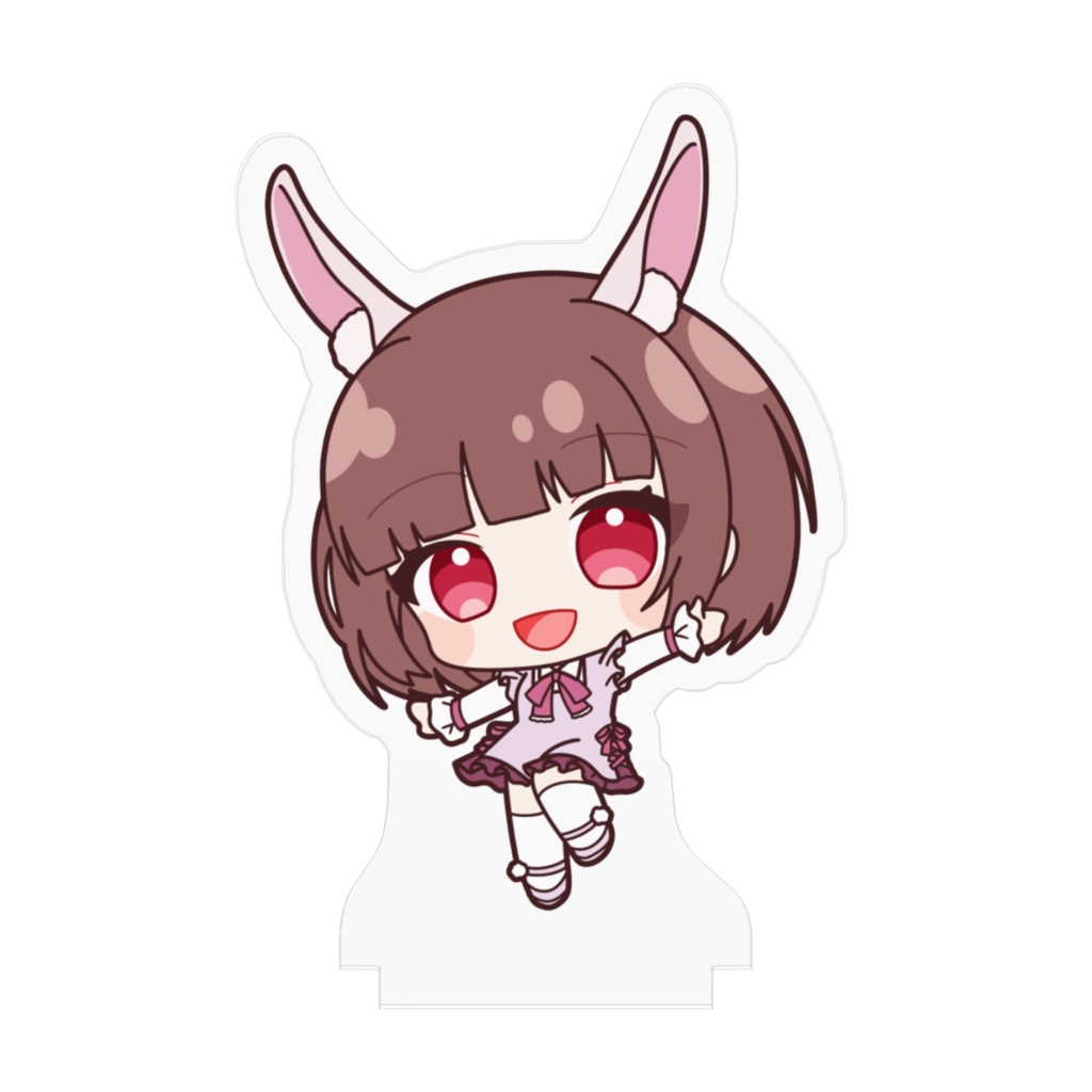 ミニsakurahimeアクリルスタンド(受注生産)台座にイラスト入り