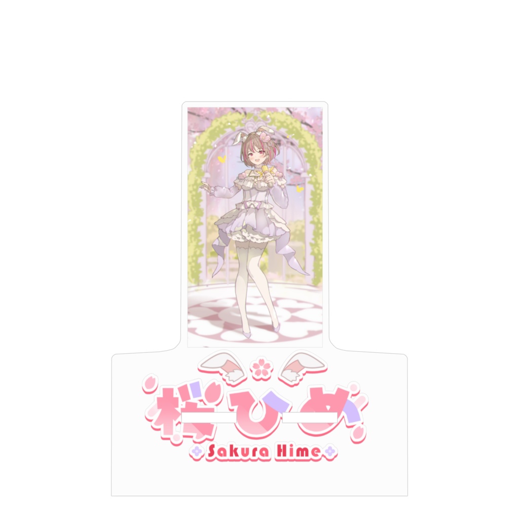 Vtuberデビュー記念アクリルスマホスタンド