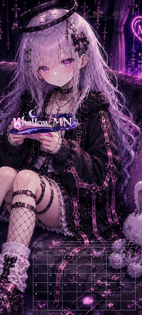 hollow.MN_6月カレンダー壁紙
