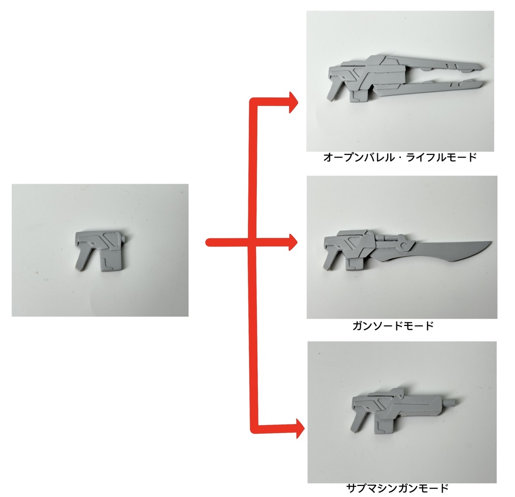 ハンドガン&マルチバレルセット