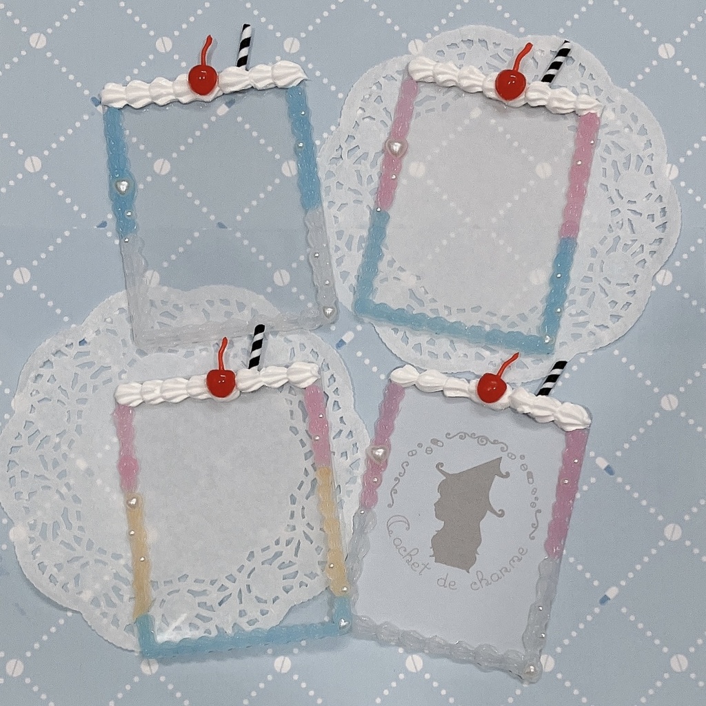 クリームソーダの魔法　ストローあり　複数色　B8サイズ