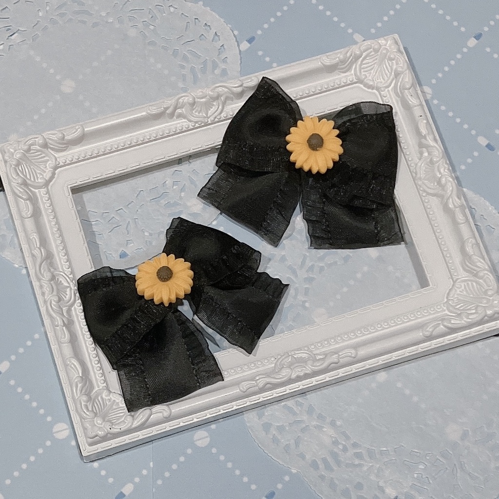 ひまわりの魔法 リボンクリップ