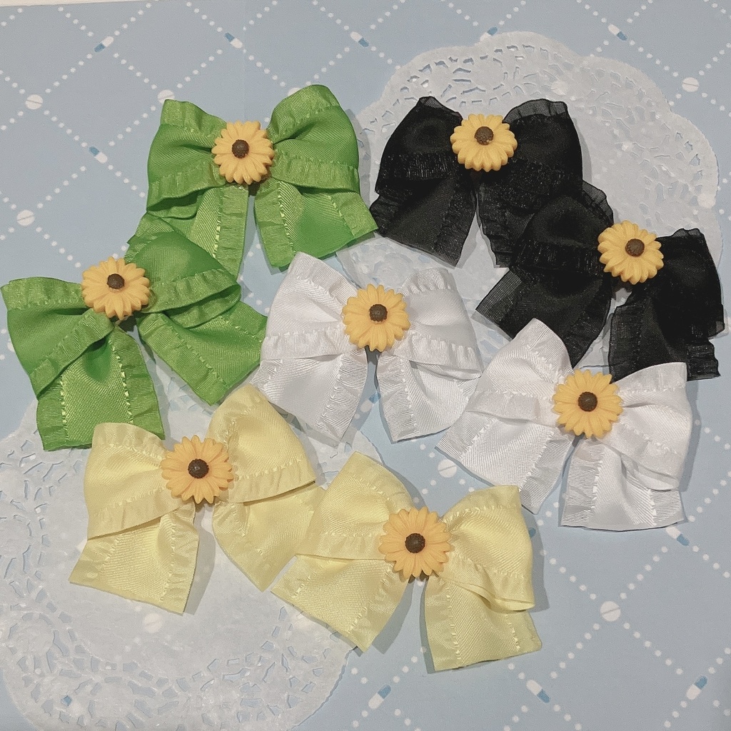 ひまわりの魔法 リボンクリップ