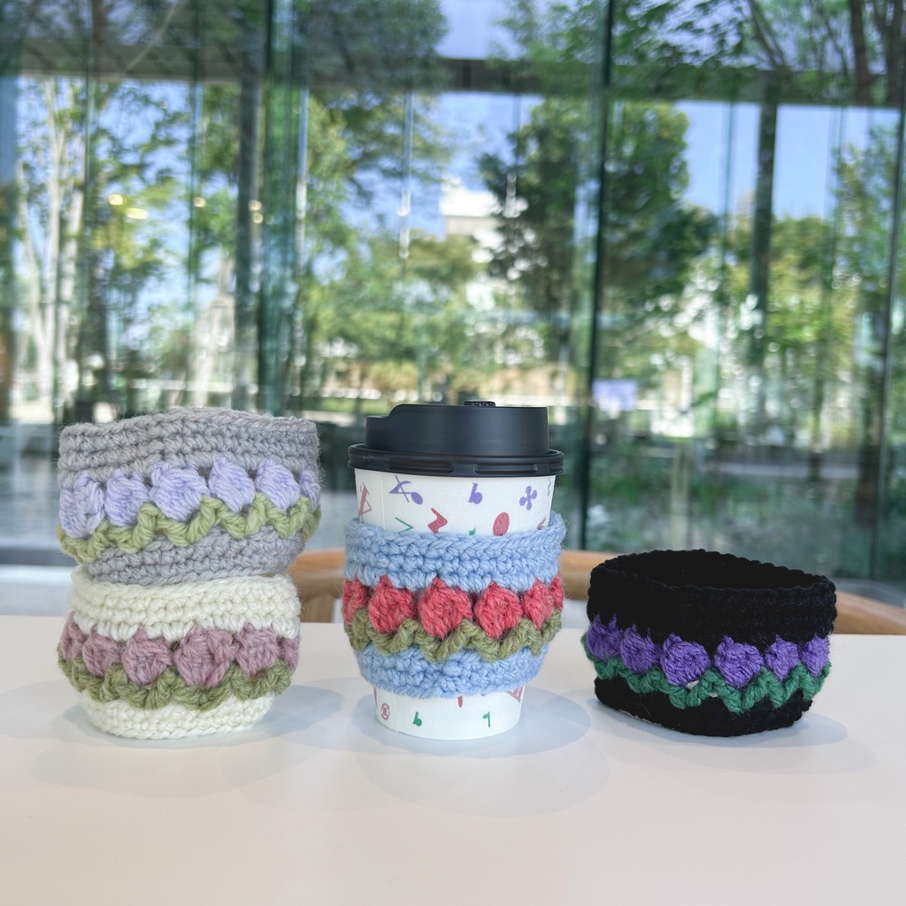 糸の魔法　カップスリーブ　花