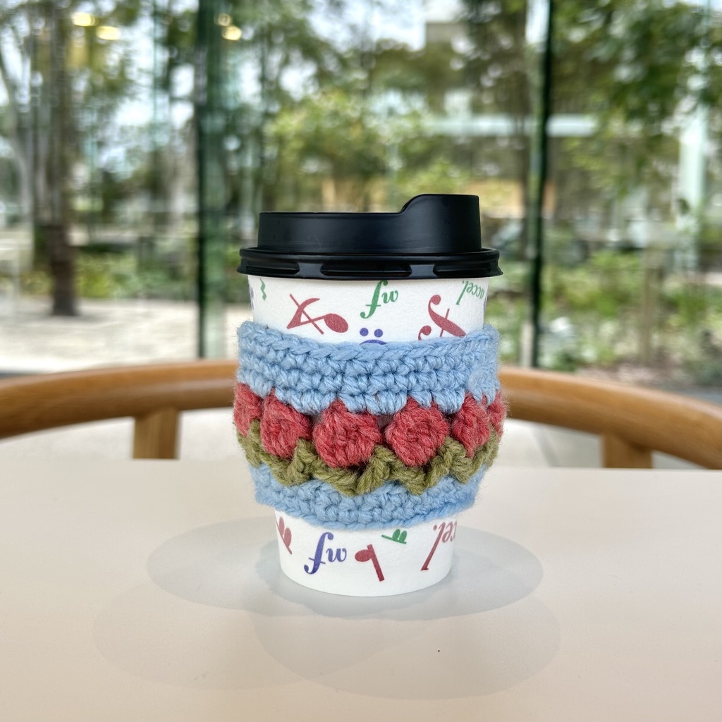 糸の魔法 カップスリーブ 花