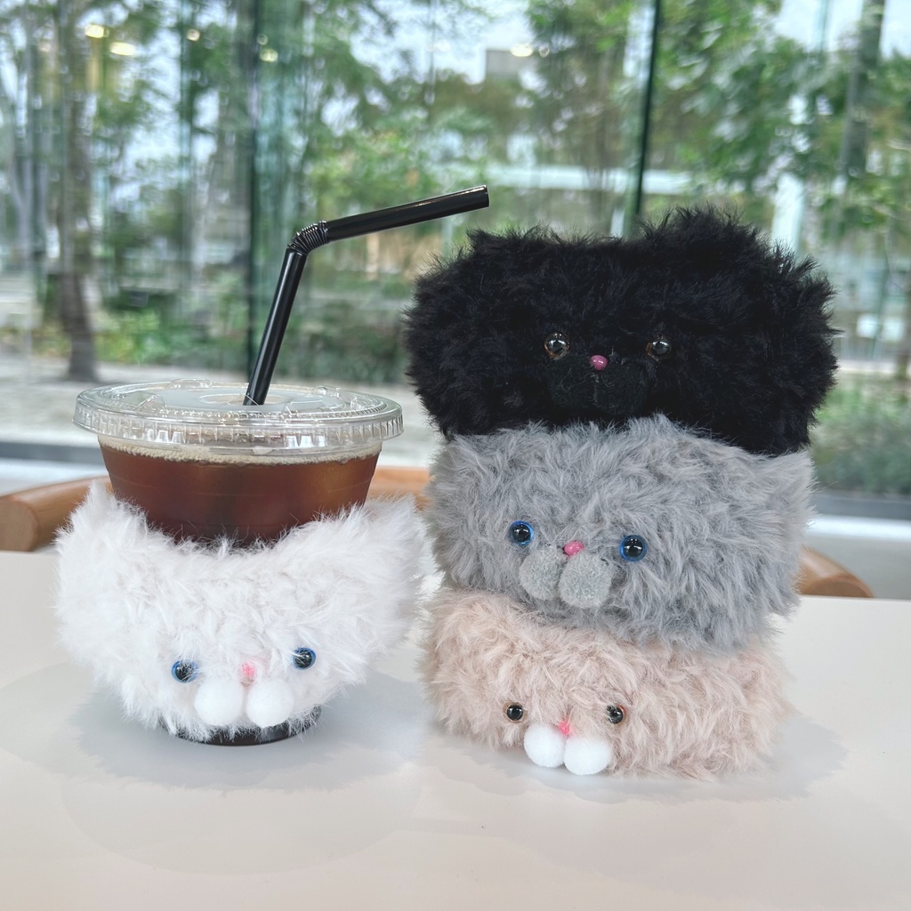 糸の魔法　カップスリーブ　猫