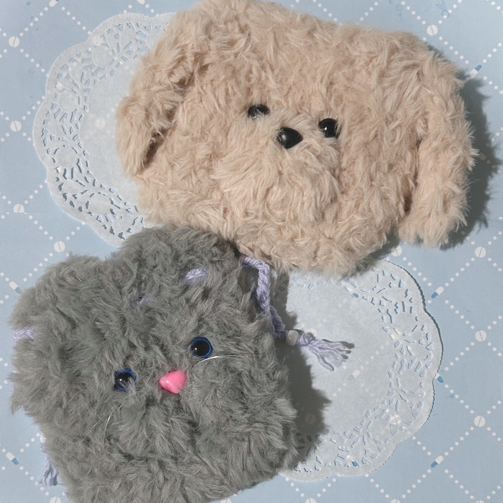 糸の魔法　巾着　猫 ゴールデンレトリバー