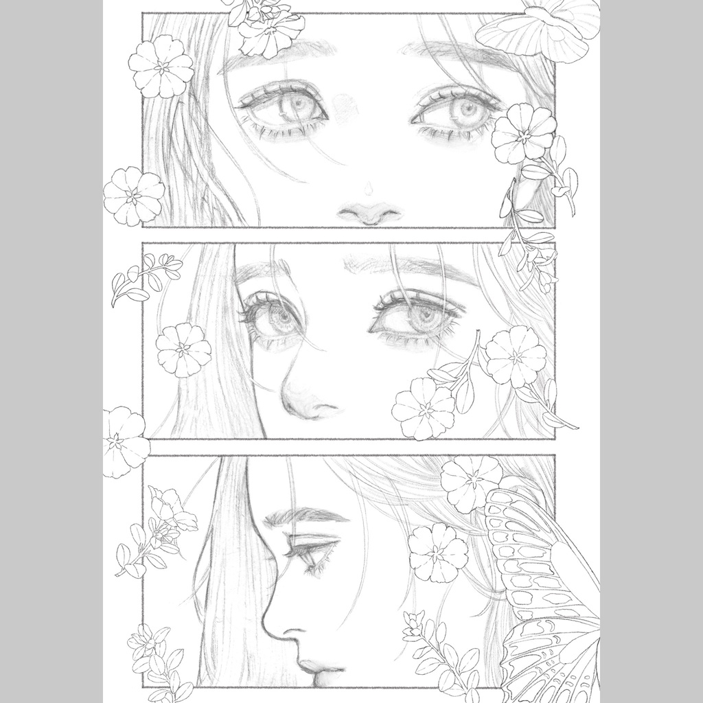 【冊子】大人の塗り絵「花園」